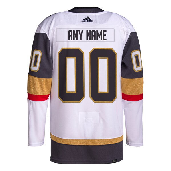 Vegas Golden Knights adidas  Away  Primegreen Authentic Custom Jersey - White