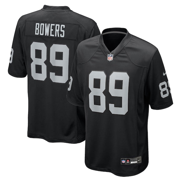 Brock Bowers Las Vegas Raiders Nike Youth Team Game Jersey - Black