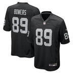 Brock Bowers Las Vegas Raiders Nike Youth Team Game Jersey - Black