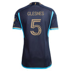 Jakob Glesnes Philadelphia Union adidas 2024 The XV Kit Authentic Player Jersey – Navy