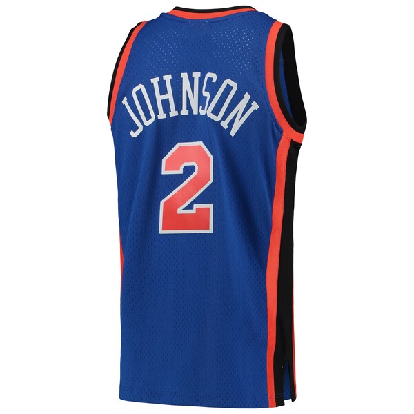 Larry Johnson New York Knicks 1998/99 Hardwood Classics Swingman Jersey - Blue