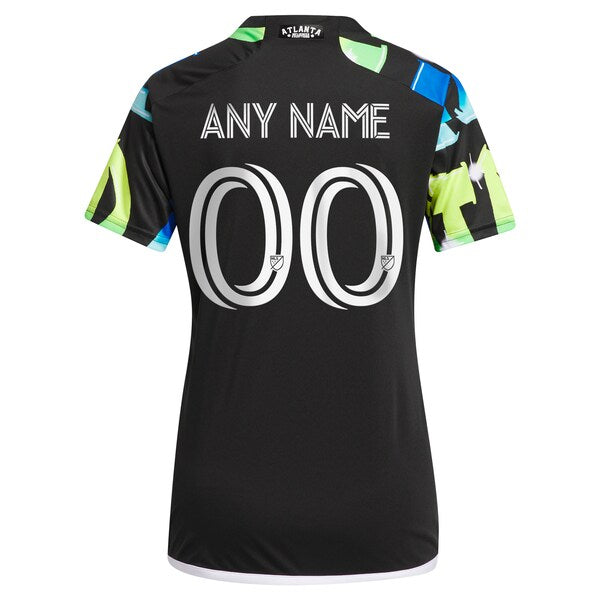 Atlanta United FC adidas Women's 2024 The 404 Replica Custom Jersey - Black