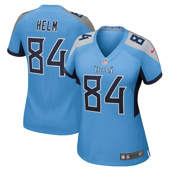 Gunnar Helm Tennessee Titans Nike Women's Team Game Jersey -  Light Blue