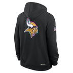 Minnesota Vikings Nike 2025 NFL Crucial Catch Sideline Standard Issue Dri-FIT Hoodie - Black