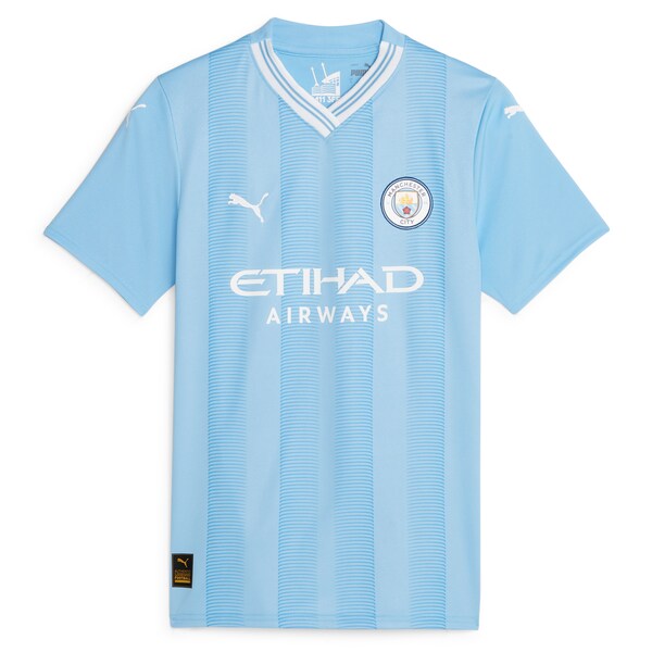 Julián Álvarez Manchester City Puma Women's 2023/24 Home Replica Player Jersey - Sky Blue