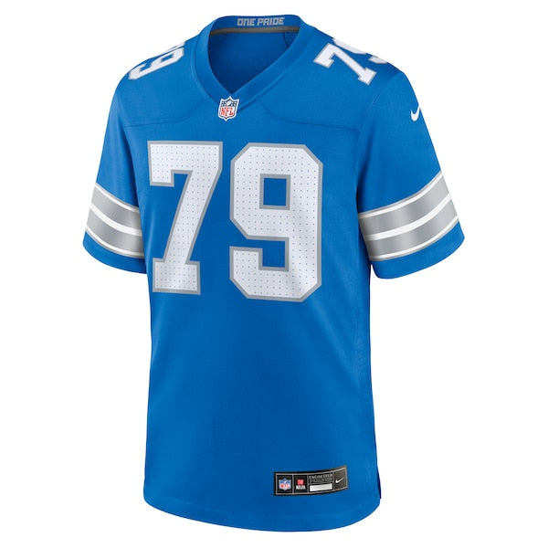 John Cominsky Detroit Lions Nike Team Game Jersey -  Blue
