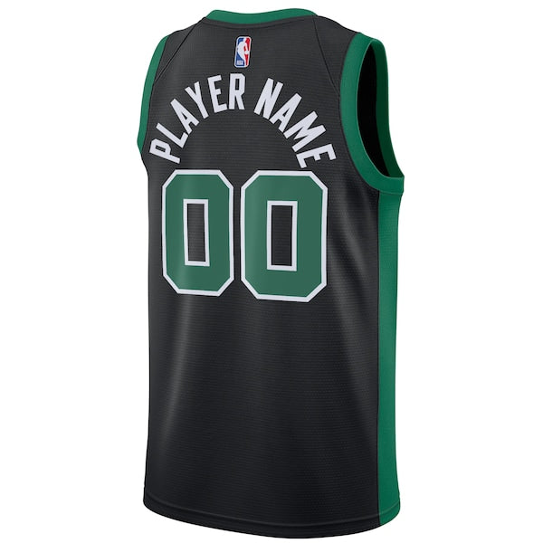 Boston Celtics Jordan Brand Swingman Custom Jersey - Statement Edition - Black