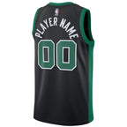 Boston Celtics Jordan Brand Swingman Custom Jersey - Statement Edition - Black