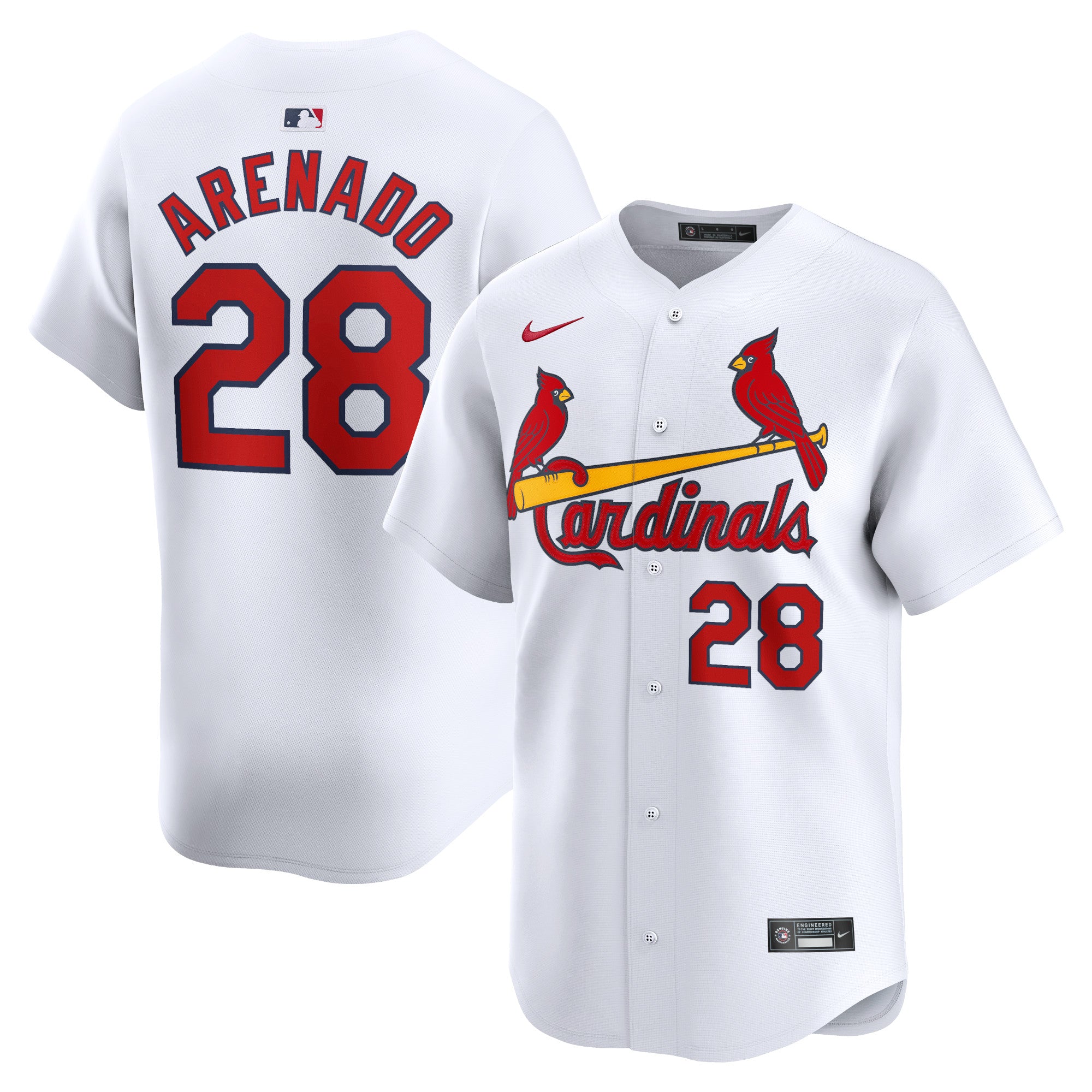 Nolan Arenado St. Louis Cardinals Nike Away Limited Player Jersey - Gray/White