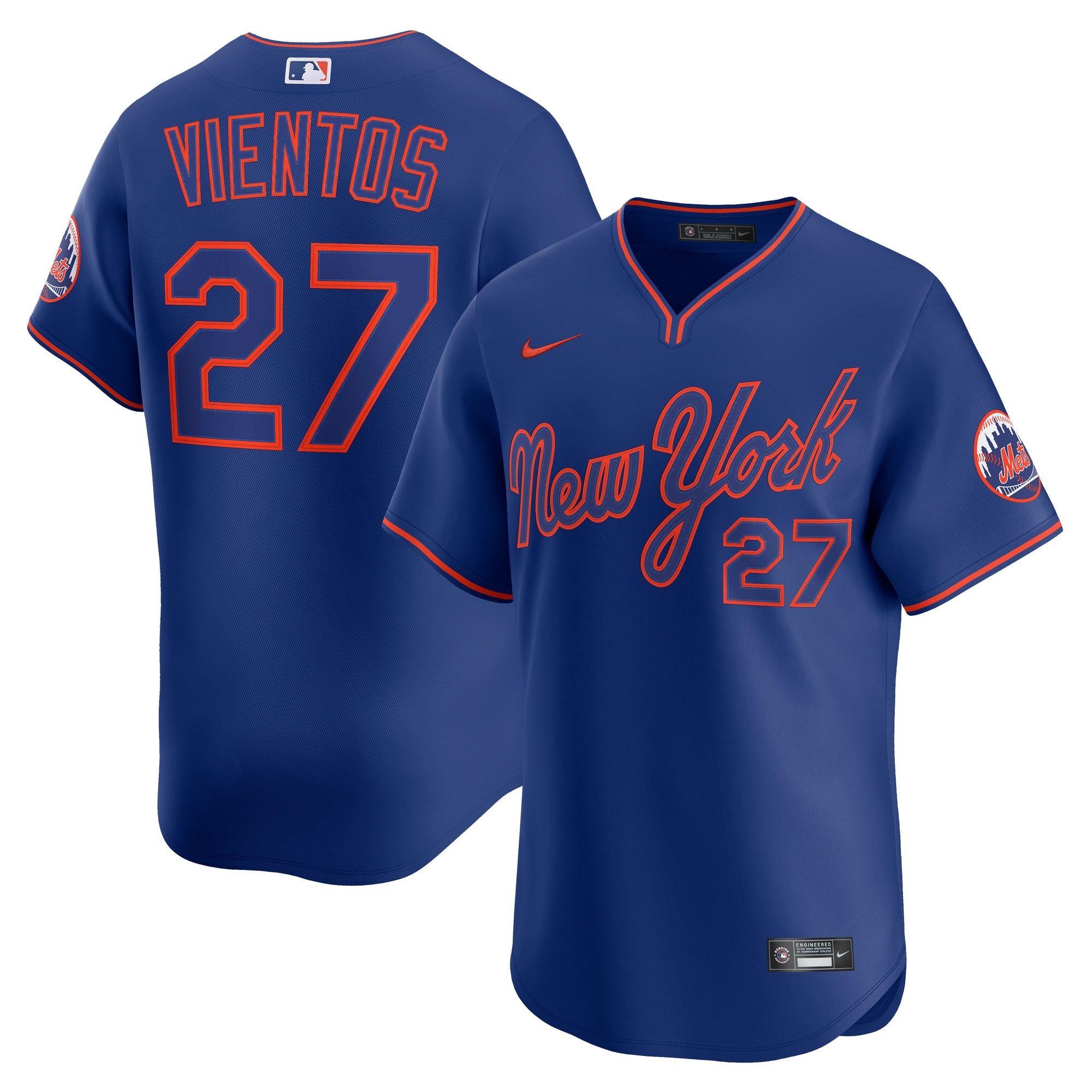 Mark Vientos New York Mets Nike All-Star Limited Jersey - Gray/Royal