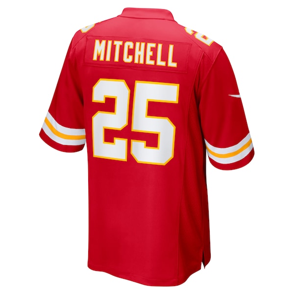 Elijah Mitchell Kansas City Chiefs Nike Team Game Jersey -  Red