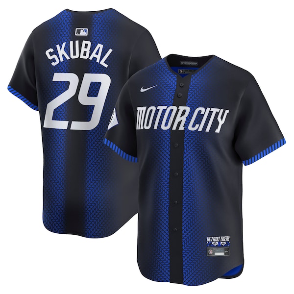 Tarik Skubal Detroit Tigers Nike City Connect Limited Jersey - Navy
