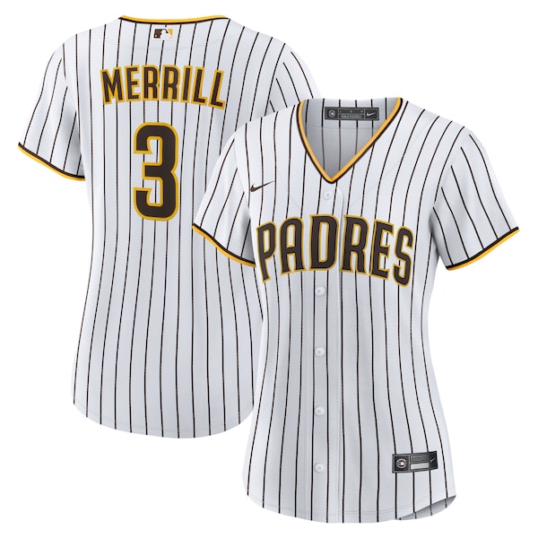 Jackson Merrill San Diego Padres Nike Women's Home Replica Jersey - White
