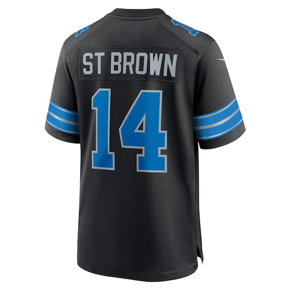 Amon-Ra St. Brown Detroit Lions Nike 2nd Alternate Game Jersey - Black