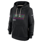 New York Giants Nike Women's 2025 NFL Crucial Catch Sideline Standard Issue Dri-FIT Hoodie - Black