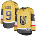 Jack Eichel Vegas Golden Knights Youth Home Premier Player Jersey - Gold