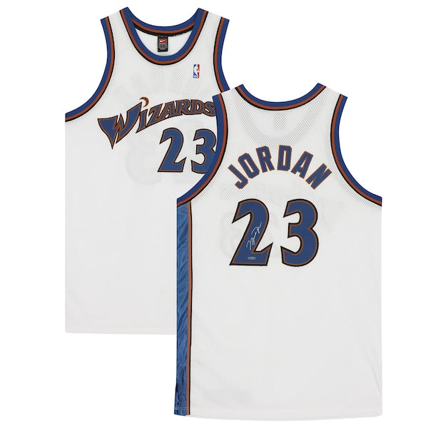 Michael Jordan Washington Wizards Authentic Autographed White Nike Jersey