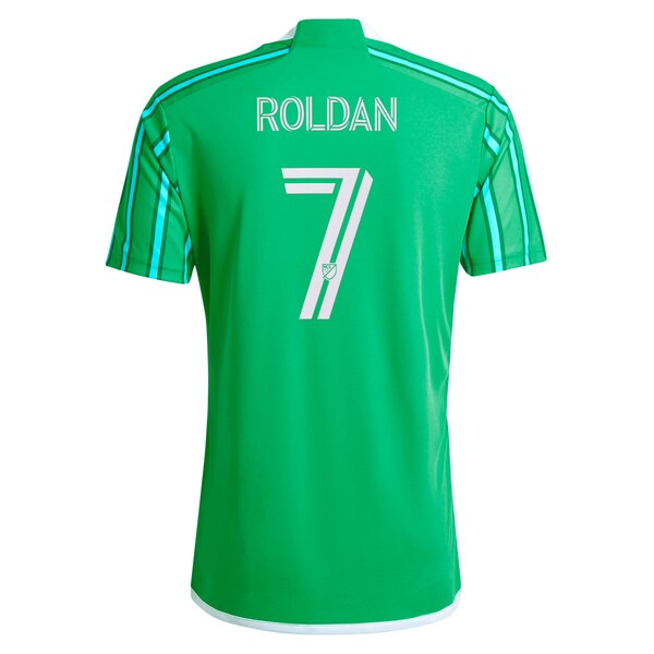 Cristian Roldan Seattle Sounders FC adidas 2024 The Anniversary Kit Replica Player Jersey – Green
