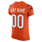 Cincinnati Bengals Nike Alternate Vapor F.U.S.E. Elite Custom Jersey - Men's Orange/Black
