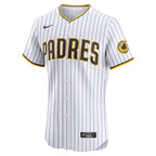 San Diego Padres Nike Home Elite Jersey - White