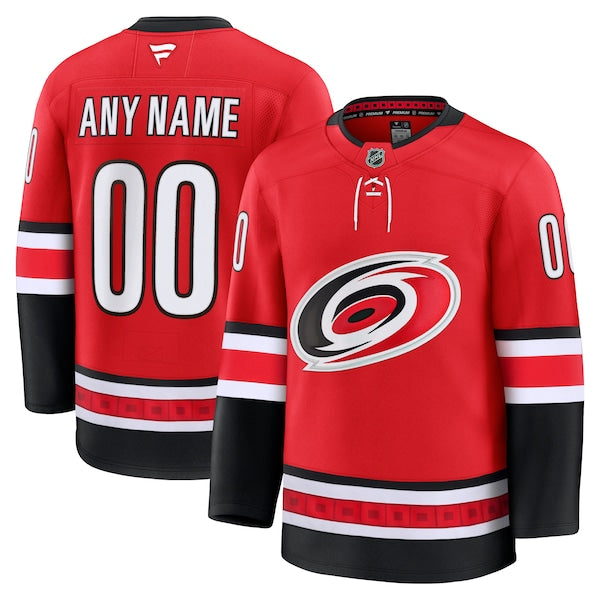 Carolina Hurricanes  Alternate Premium Custom Jersey - Red/Black/White