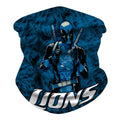 DETROIT LIONS & BLUE DEADPOOL FACE MASK BANDANAS