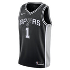 Victor Wembanyama San Antonio Spurs Nike Youth Swingman Jersey - Icon Edition - Black
