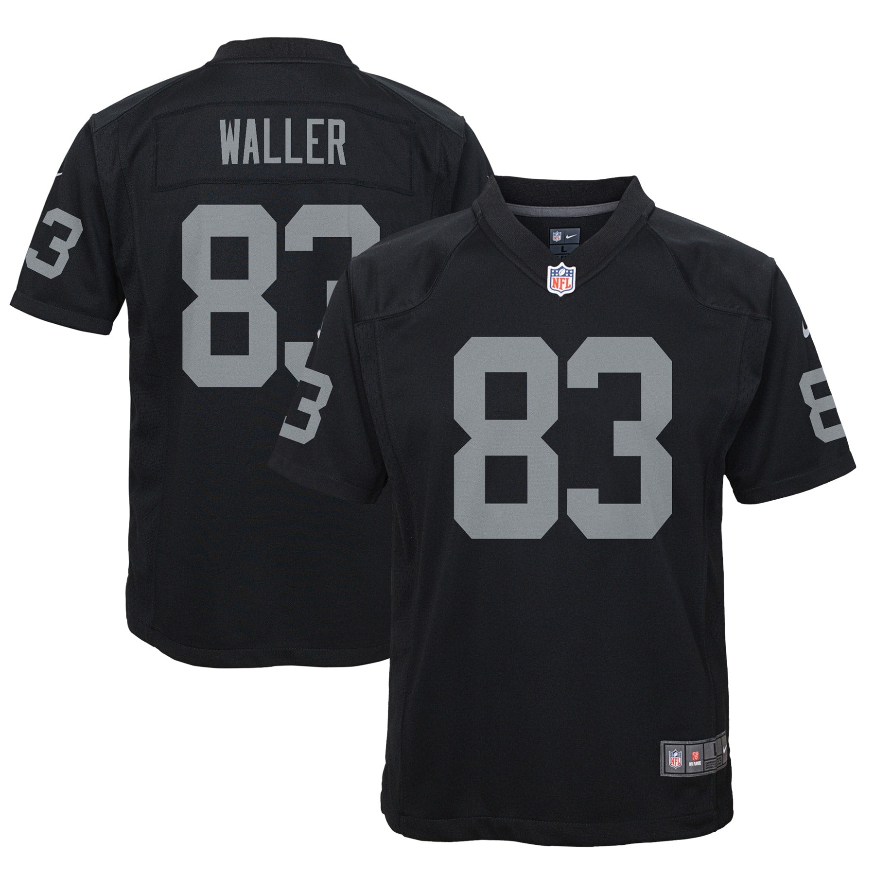 Darren Waller Las Vegas Raiders Nike Youth Alternate Game Jersey - White/Black