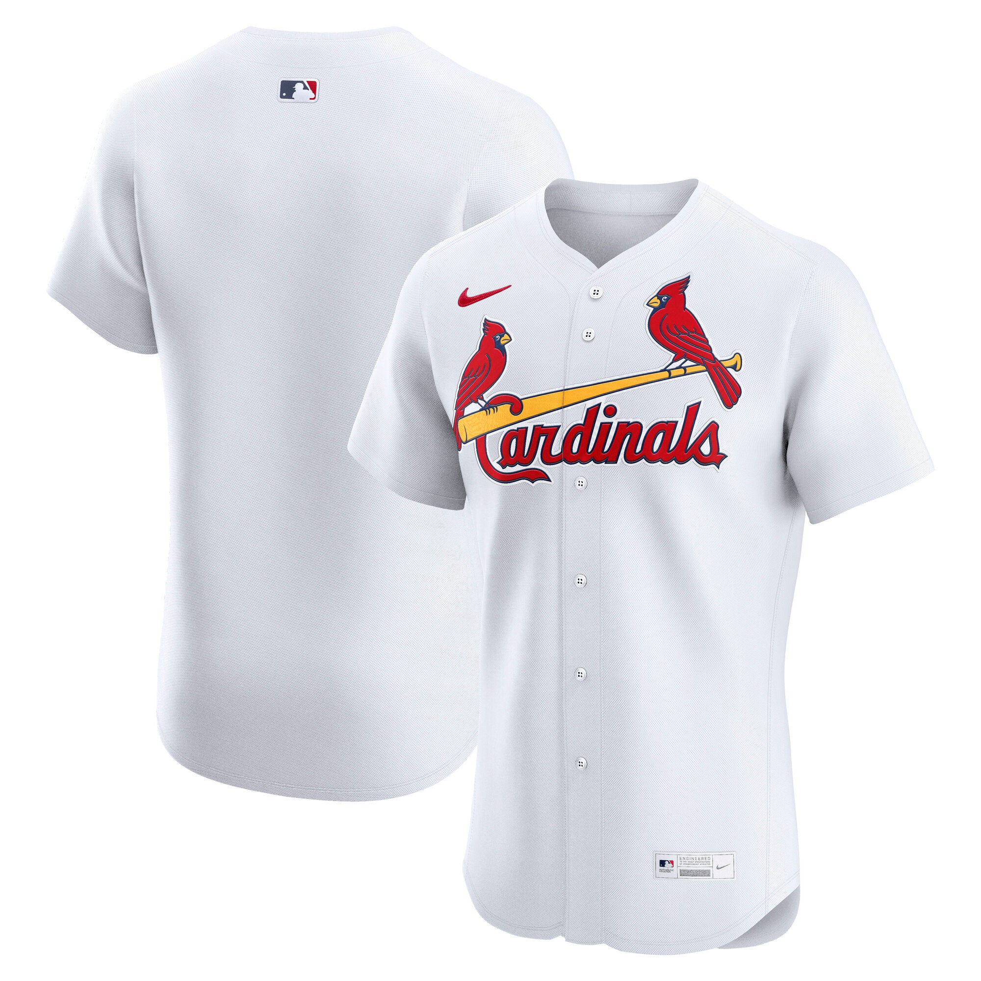 St. Louis Cardinals Nike Alternate Elite Jersey - Cream/White