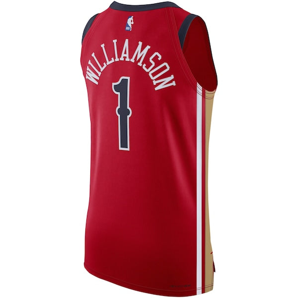 Zion Williamson New Orleans Pelicans Jordan Brand Authentic Jersey - Association Edition - Red