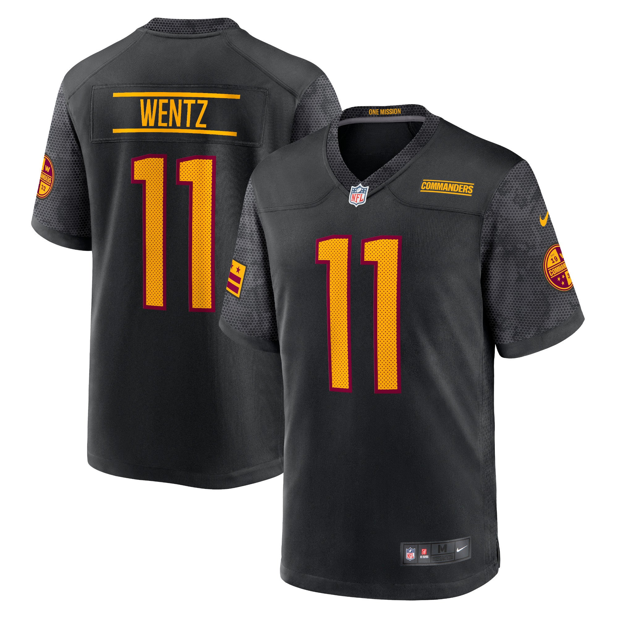 Carson Wentz Washington Commanders Nike Youth Game Jersey - White/Black/Burgundy