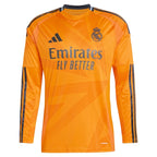 Vini Jr. Los Merengues adidas 2024/25 Away Replica Long Sleeve Player Jersey - Orange