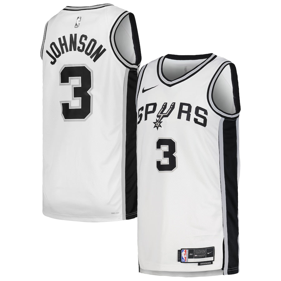 Keldon Johnson San Antonio Spurs Nike Unisex Swingman Jersey - Icon Edition - Black/White