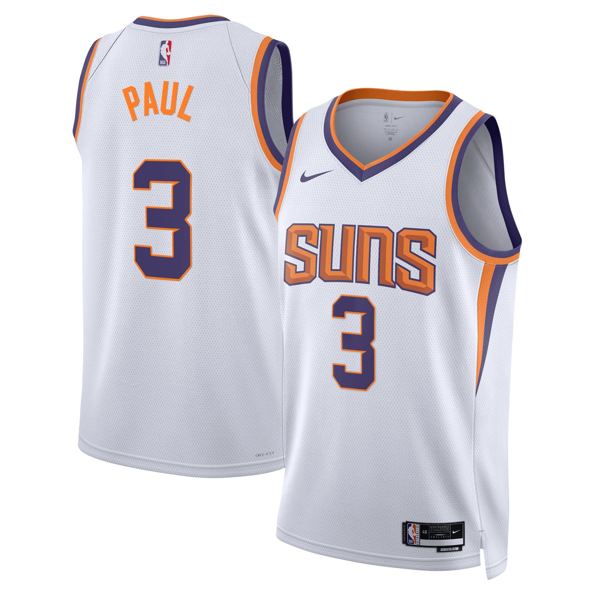 Chris Paul Phoenix Suns Nike Unisex Swingman Jersey - Icon Edition - Purple/White