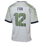 12s Seattle Seahawks Nike Youth 2025 Rivalries Collection Game Jersey - Wolf Gray