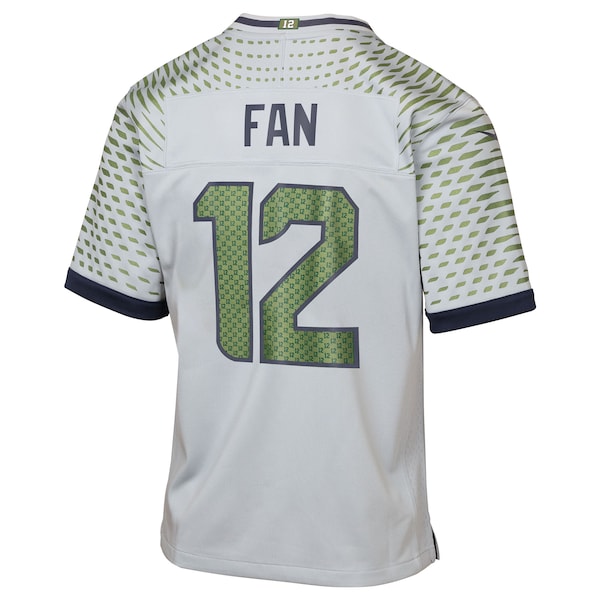 12s Seattle Seahawks Nike Youth 2025 Rivalries Collection Game Jersey - Wolf Gray