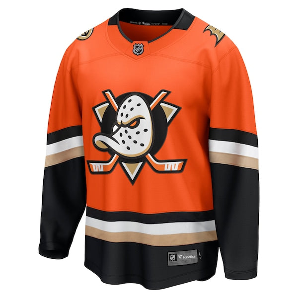 Anaheim Ducks  Home Breakaway Jersey - Orange/Black/White