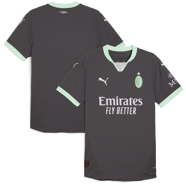 AC Milan Puma 2024/25 Third Authentic Jersey - Charcoal
