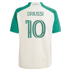 Sebastián Driussi Austin FC adidas Youth 2024 The Armadillo Kit Replica Player Jersey – Tan