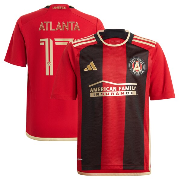 Atlanta United FC adidas Youth 2024 The 17s' Kit Replica Jersey - Black