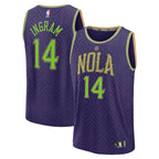 Brandon Ingram New Orleans Pelicans  2024/25 Fast Break Player Jersey - City Edition - Purple