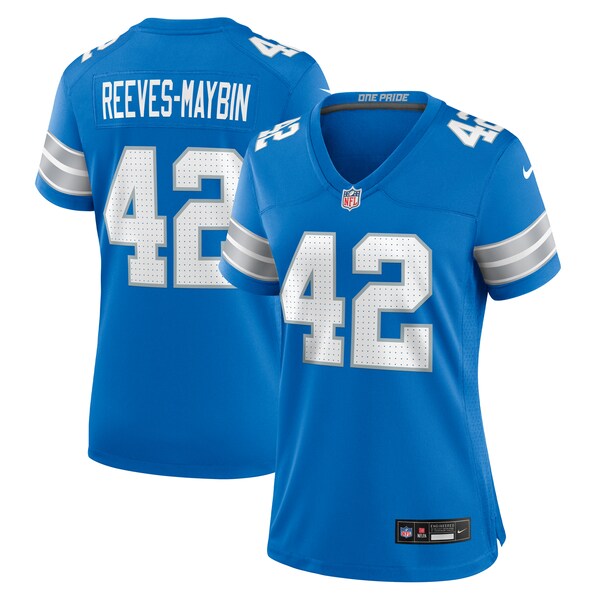 Jalen Reeves-Maybin Detroit Lions Nike Women's Team Game Jersey -  Blue