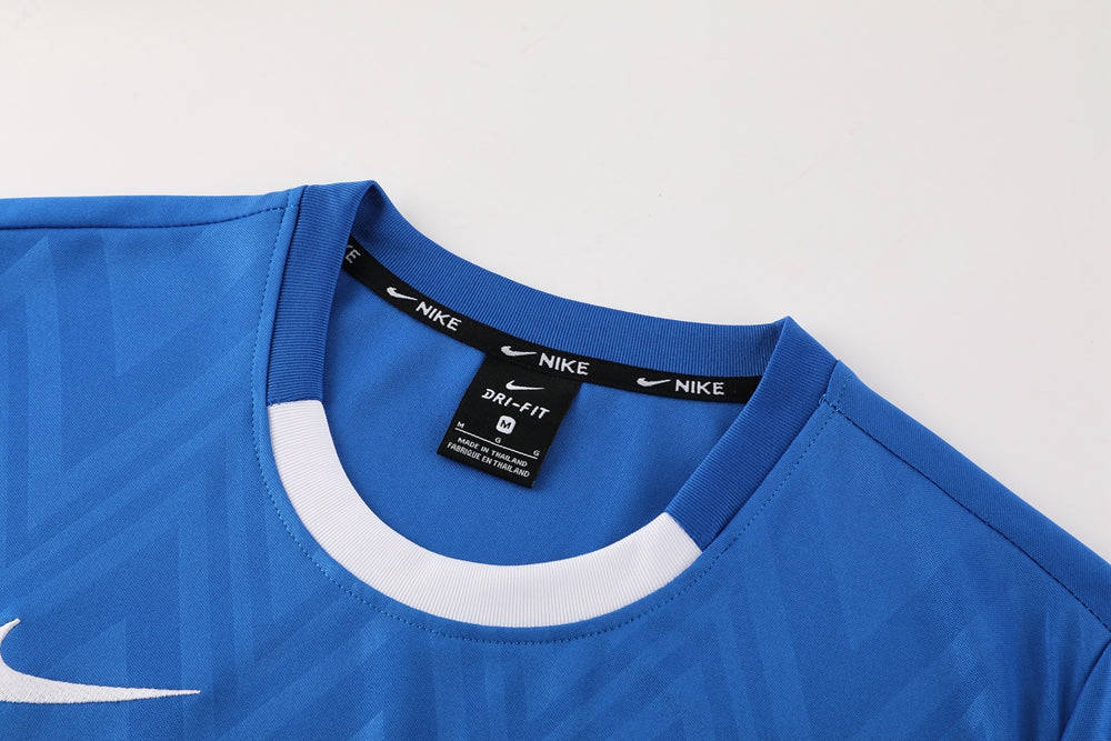 Nike Short Sleeve Training Jersey Set-ND06- Blue/White