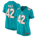 Joshua Kalu Miami Dolphins Nike Women's Team Game Jersey -  Aqua
