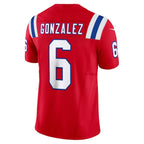 Christian Gonzalez New England Patriots Nike  Vapor F.U.S.E. Limited Jersey - Red