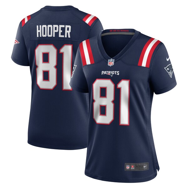 Austin Hooper New England Patriots Nike Women's  Game Jersey -  Navy