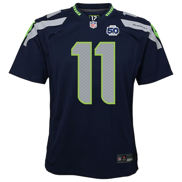 Jaxon Smith-Njigba Seattle Seahawks Nike Youth 50th Season Game Jersey - College Navy