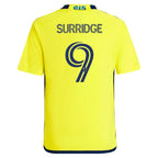 Sam Surridge Nashville SC adidas Youth 2024 The 615 Kit Replica Player Jersey - Yellow