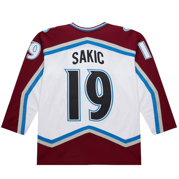 Joe Sakic Colorado Avalanche 2000-01 Power Play Jersey - White