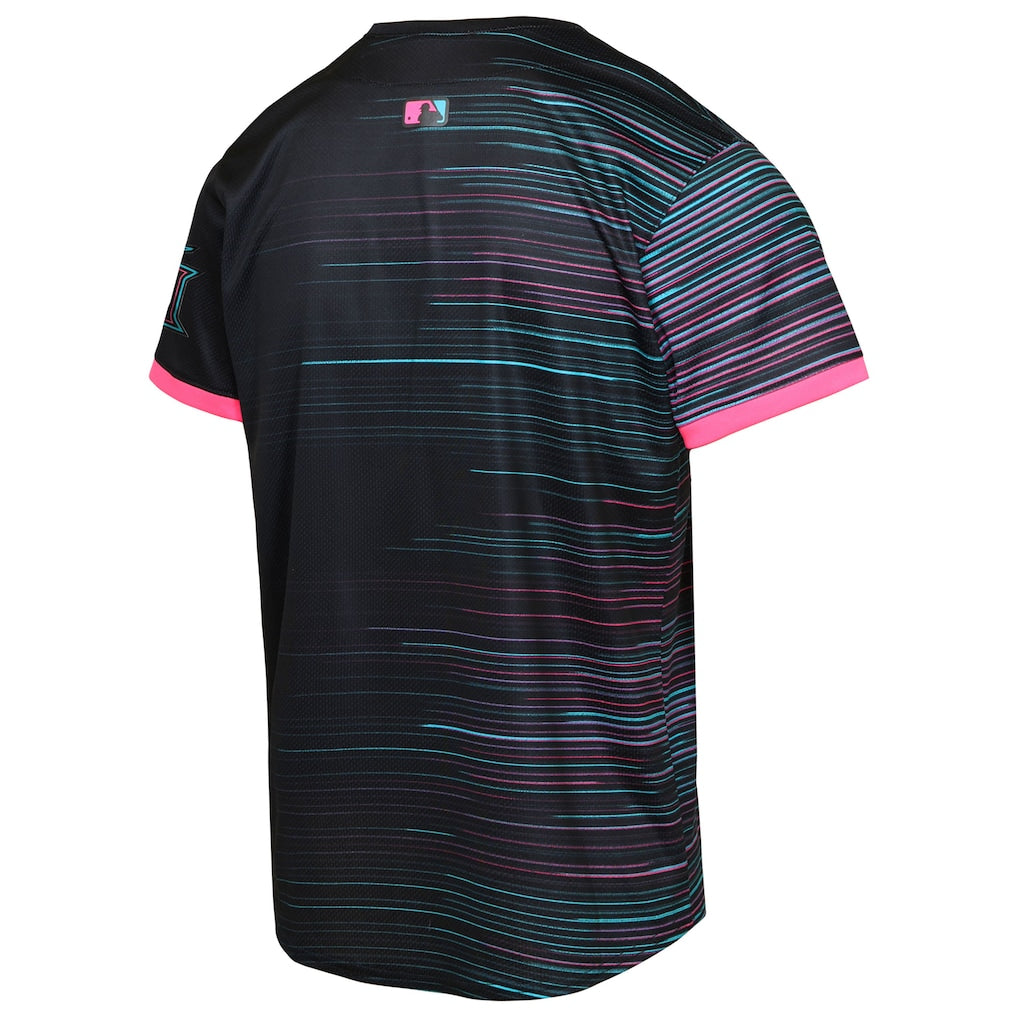 Miami Marlins Youth 2025 City Connect Limited Jersey - Black